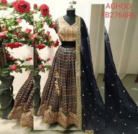 Party wear Lehnga  BLUE