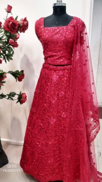 LATEST DESIGN OF RED BRIDAL LEHNGA 2022