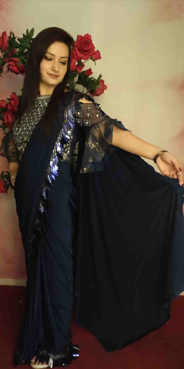 Designer Lycraa Saree