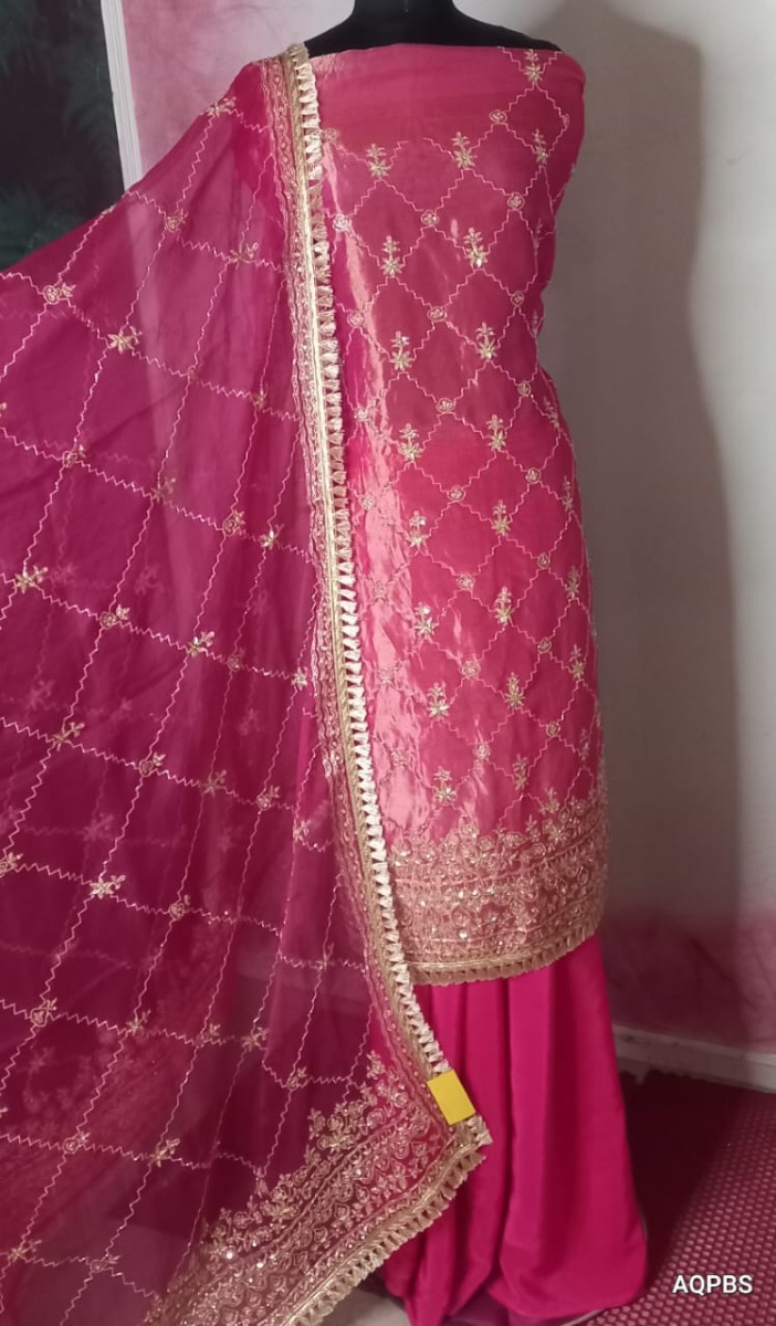 Fully Embroided with heavy dupatta