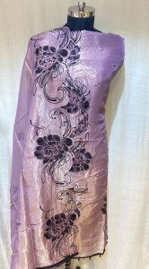 Tissue Shimmer Fabric Movish Colour  Party Wear Suit