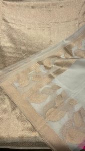 Elegant Look Banarasi Shimmer Golden Colour Lovely Suit