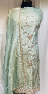 Pist Shimmer Hand work Lovely  Party wear Suit