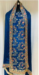 Banarasi Silk Mor Pankhia Party Wear Suit