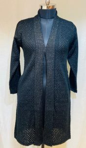 Black Colour Woollen Shrug