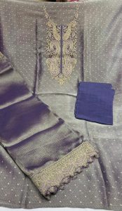 Shimmer Fabric Lavender Colour Party Wear Suit
