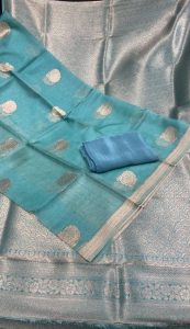 Banarasi Shimmer Fabric Sage Green Colour Designer  Suit