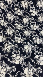 Crape Fabric Black Colour Casual Wear Suit