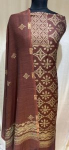 Copper Colour Soft Pashmina Salwar Suit