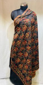 Black Colour Amazing Woollen Shawal