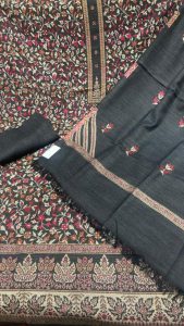 Pashmina Fabric Black Colour Printed Casual Wear Suit