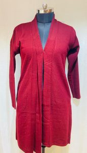 Mehroon Colour lovely Woollen Shrug