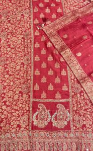 Silk Fabric Gajari Handwork Party Wear Suit