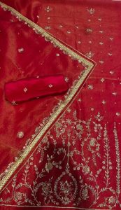 Shimmer Fabric Majanta Colour party wear suit