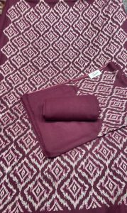 Pashmina Fabric  Maroon Colour  Casual Wear Suit