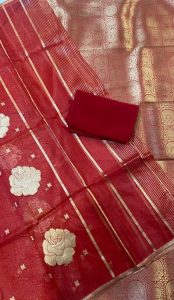 Fabric Banarsi Mehroon Colour Perty Wear Suit