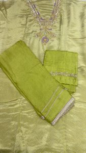 Shimmer Fabric Parrot Designer Suit