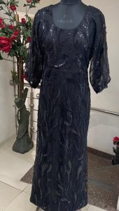 Net fabric Black colour Long frock