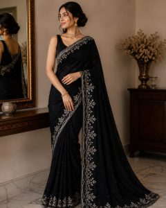 Saree,Fabric Organsa,Work Stone Work,Color Organsa